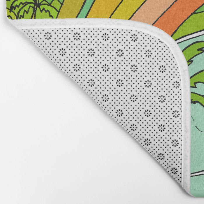 Surf Paradise Rainbow of Happiness Bath Mat Gallery Image 2