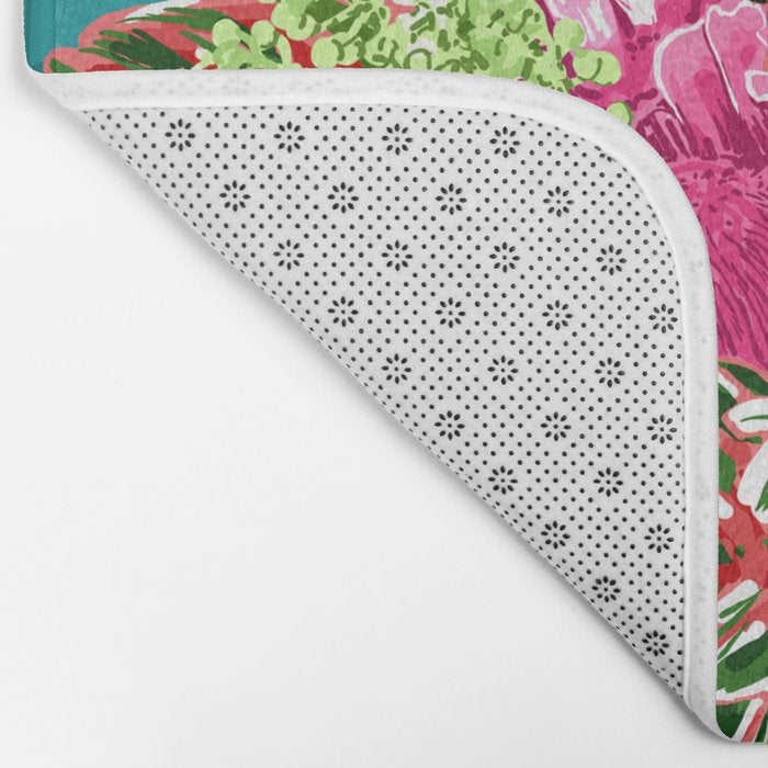 The Good Vibes Flower Pot Bath Mat Gallery Image 2