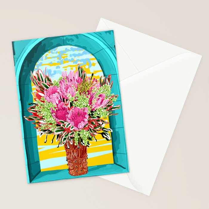 The Good Vibes Flower Pot Stationery Card Gallery Image 2