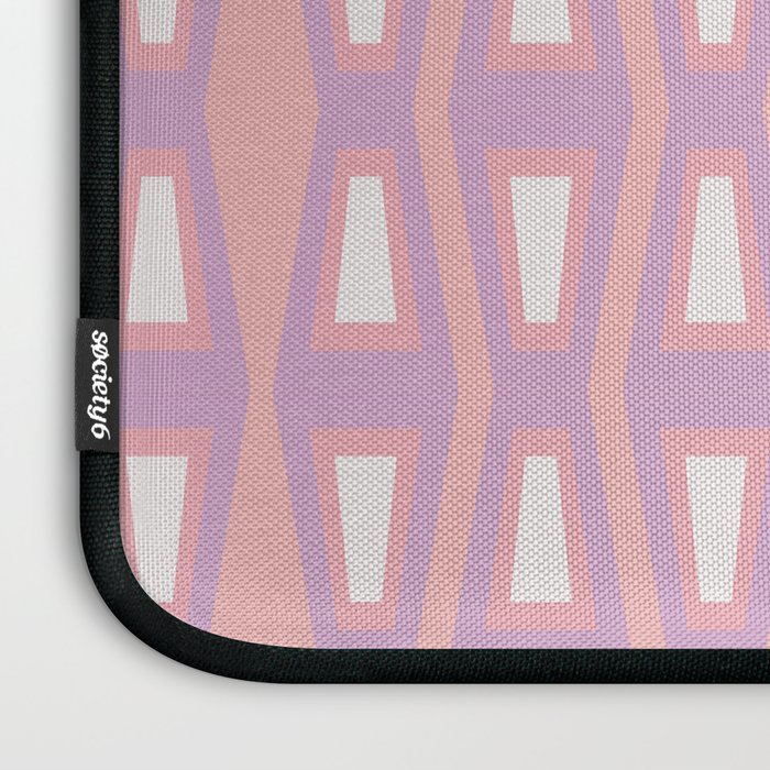 Pink Asymetrical Geometric Laptop Sleeve Gallery Image 3