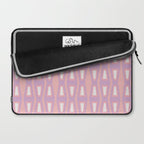 Pink Asymetrical Geometric Laptop Sleeve Gallery Image 2