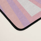 Pink Asymetrical Geometric Desk Mat Gallery Image 4