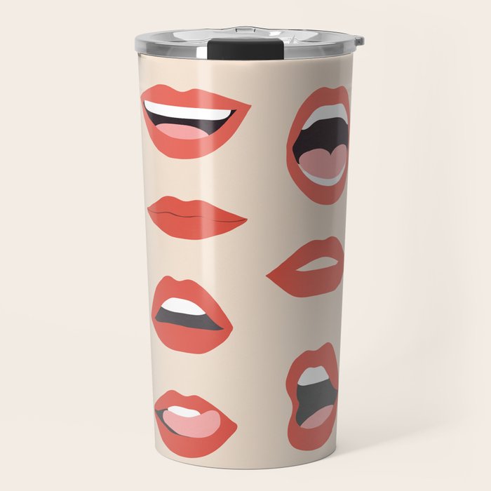 Lips III Travel Mug Gallery Image 1