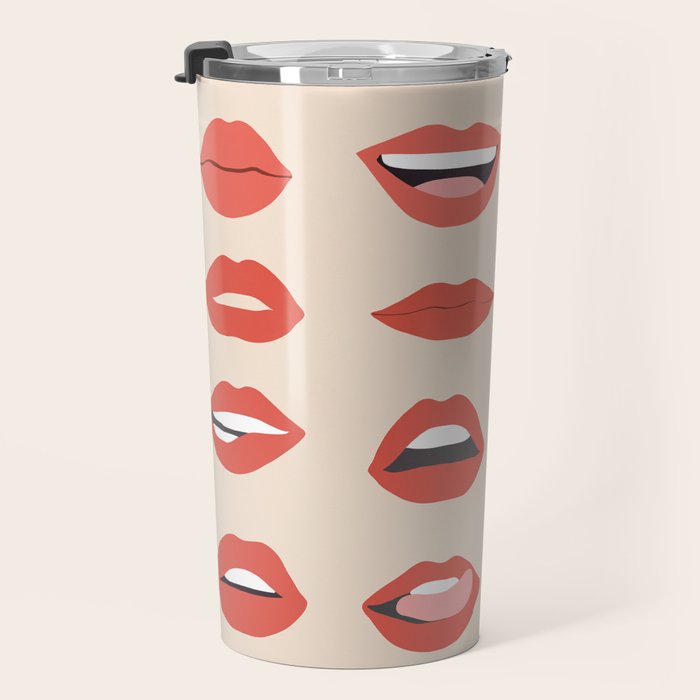 Lips III Travel Mug Gallery Image 3