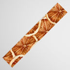 Watercolor, Festive Oranges Table Runner Gallery Image 3