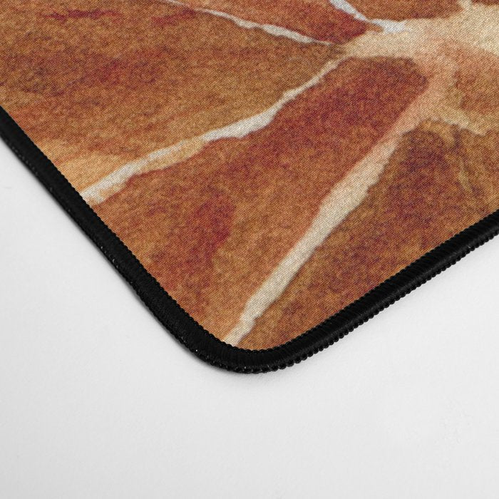 Watercolor, Festive Oranges Desk Mat Gallery Image 4