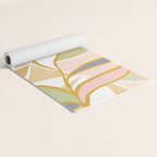 Closer to Nature Nº1 - Pastel line-art Yoga Mat Gallery Image 2