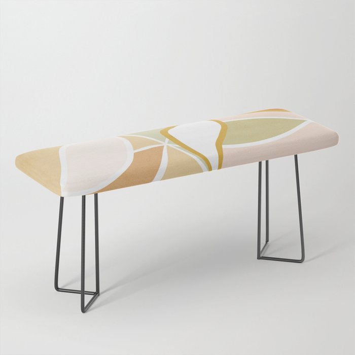 Closer to Nature Nº1 - Pastel line-art Bench Gallery Image 1