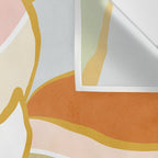 Closer to Nature Nº1 - Pastel line-art Wall Tapestry Gallery Image 3
