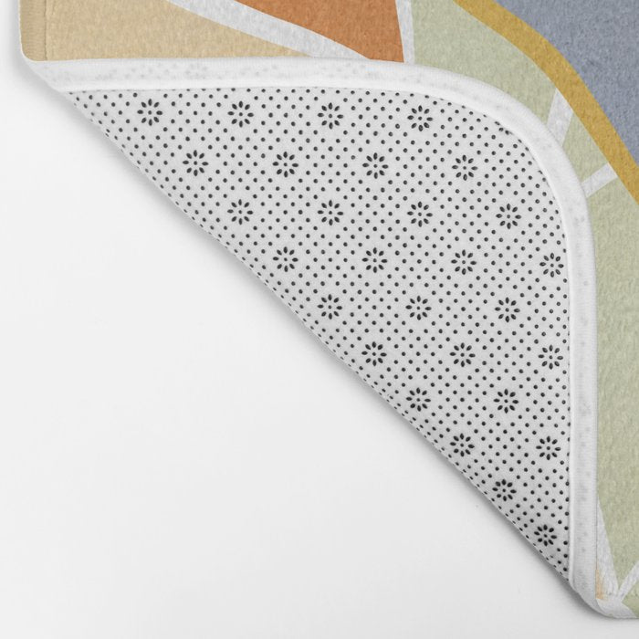 Closer to Nature Nº1 - Pastel line-art Bath Mat Gallery Image 2