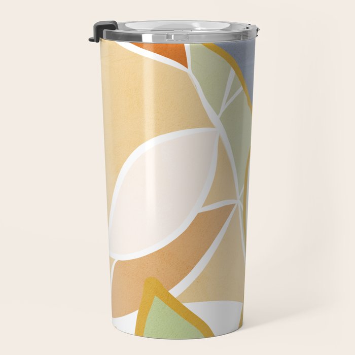 Closer to Nature Nº1 - Pastel line-art Travel Mug Gallery Image 3