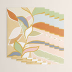 Closer to Nature Nº1 - Pastel line-art Wrapping Paper Gallery Image 3