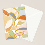 Closer to Nature Nº1 - Pastel line-art Stationery Card Gallery Image 2