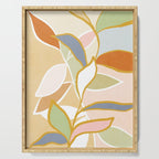 Closer to Nature Nº1 - Pastel line-art Serving Tray Gallery Image 1