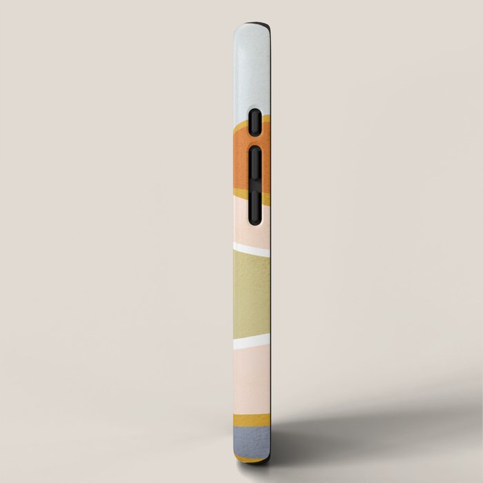 Closer to Nature Nº1 - Pastel line-art iPhone Case Gallery Image 2
