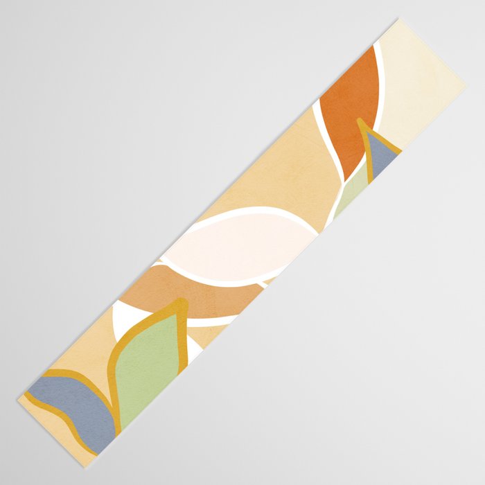 Closer to Nature Nº1 - Pastel line-art Table Runner Gallery Image 3