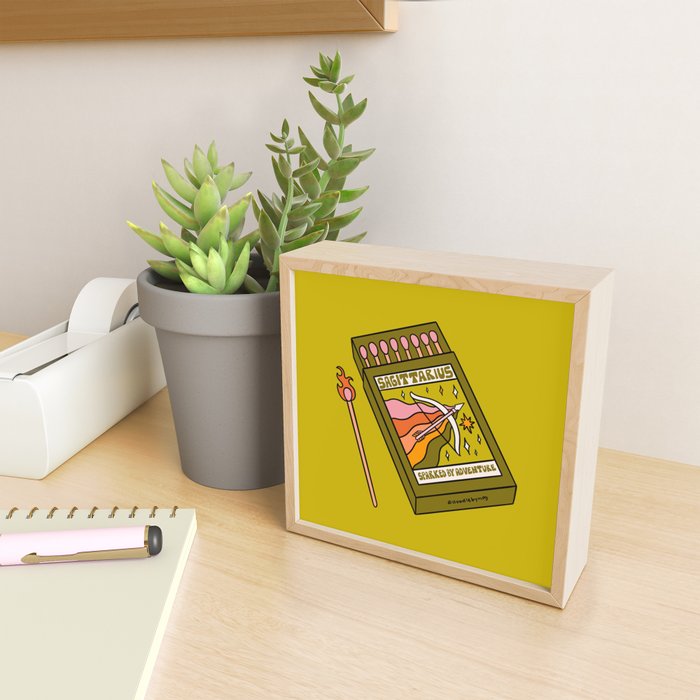 Sagittarius Matchbox Mini Art Print Gallery Image 2