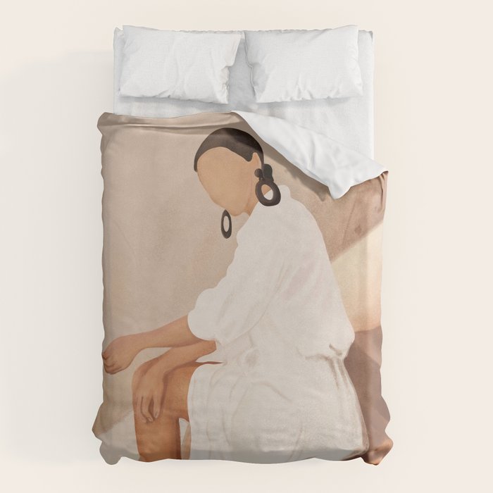 Lady in Waiting Duvet Cover Gallery Image 1