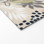 Tropical Foliage Pattern 1 - Retro Boho Welcome Mat Gallery Image 2