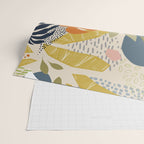 Tropical Foliage Pattern 1 - Retro Boho Wrapping Paper Gallery Image 2