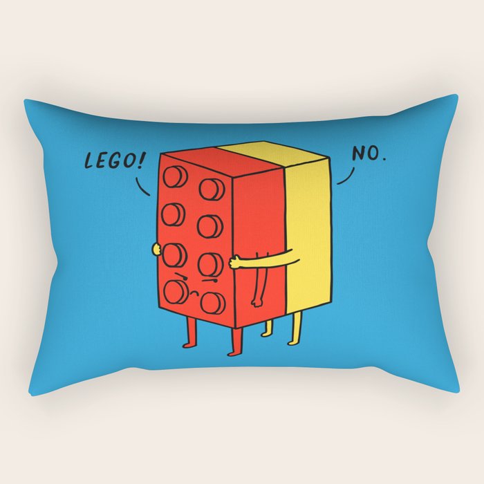 Le go! No Rectangular Pillow Gallery Image 1