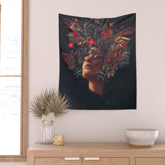 Kissing Rosa Wall Tapestry Gallery Image 2