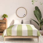 Duo I - Green and Butter Stripes Comforter Gallery Image 3