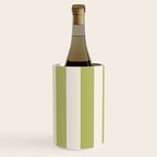 Duo I - Green and Butter Stripes Wine Chiller Gallery Image 2