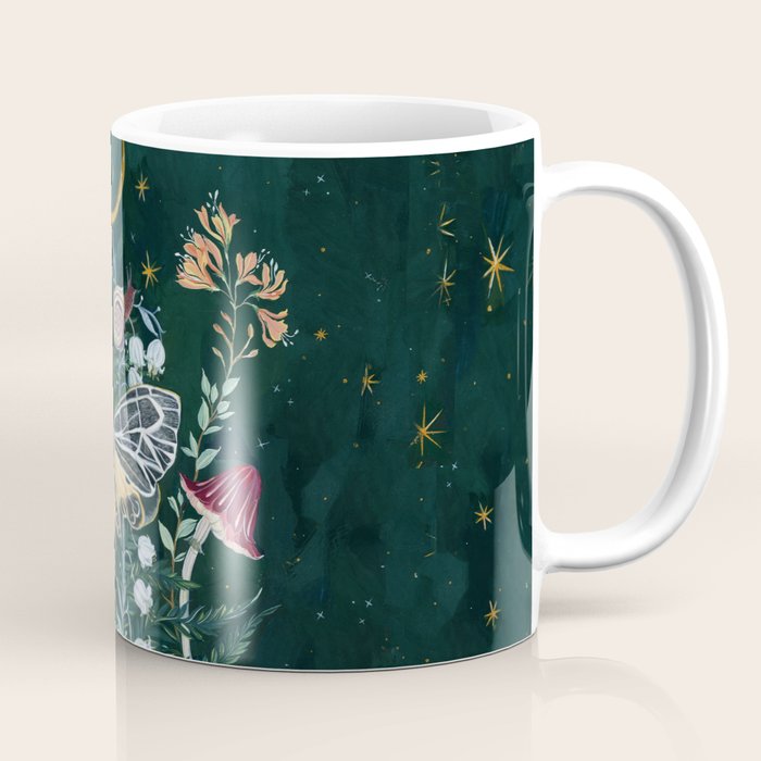 Mushroom night moth Coffee Mug Gallery Image 1