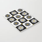 Checkered Daisies - Black & White Notebook Gallery Image 3