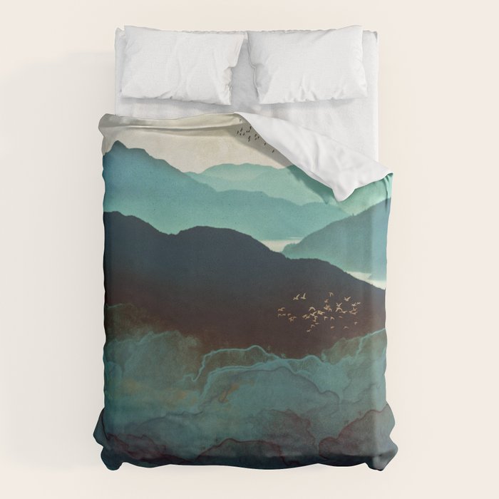 Indigo Mountains Duvet Cover Gallery Image 6