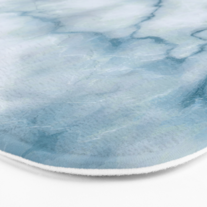 Light blue marble texture Bath Mat Gallery Image 3
