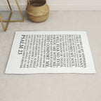 Psalm 23 The Lord Rug Gallery Image 1
