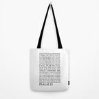 Psalm 23 The Lord Tote Bag Gallery Image 2