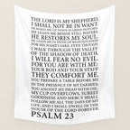 Psalm 23 The Lord Wall Tapestry Gallery Image 4