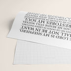 Psalm 23 The Lord Wrapping Paper Gallery Image 2