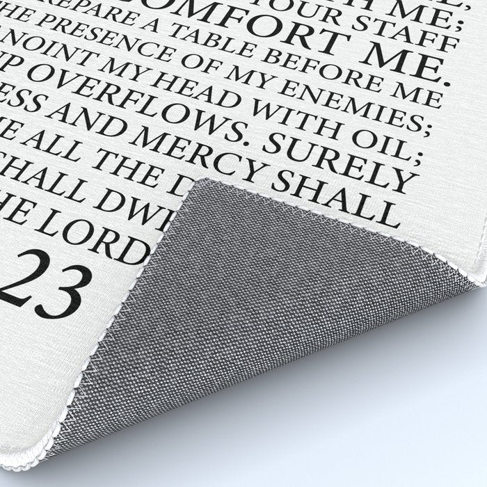 Psalm 23 The Lord Rug Gallery Image 4
