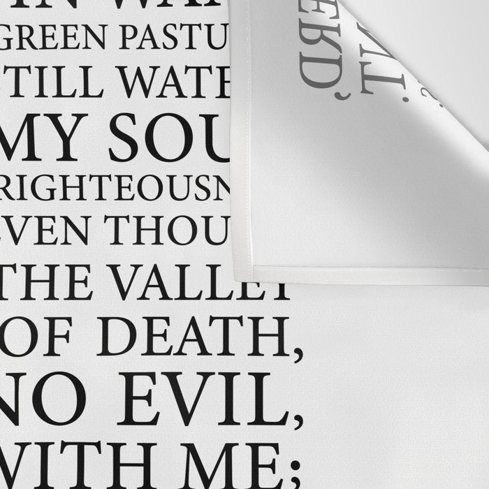 Psalm 23 The Lord Wall Tapestry Gallery Image 3