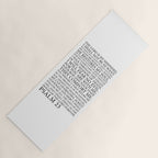 Psalm 23 The Lord Yoga Mat Gallery Image 1