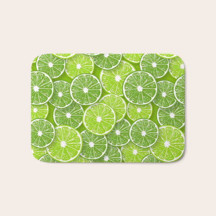 Lime pop Bath Mat Gallery Image 1