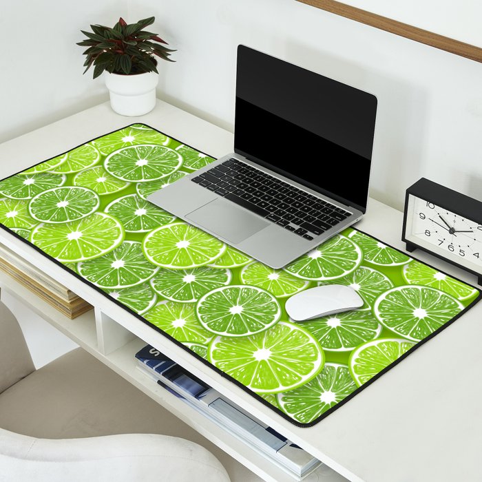 Lime pop Desk Mat Gallery Image 2