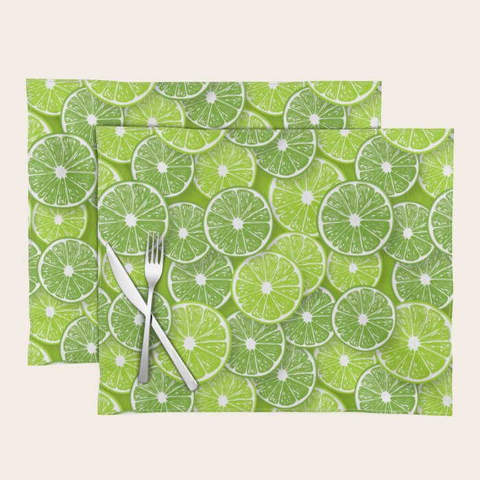 Lime pop Placemat Gallery Image 1