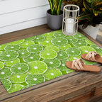 Lime pop Outdoor Rug Gallery Image 2