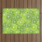 Lime pop Outdoor Rug Gallery Image 1