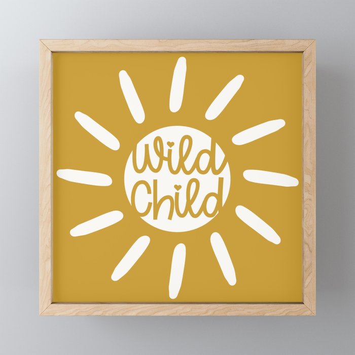 Wild Child Mini Art Print Gallery Image 1