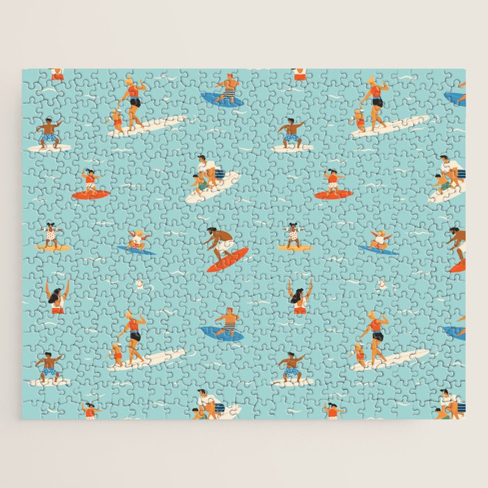 Surfing kids Jigsaw Puzzle Gallery Image 1