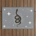 Slither - Gray Outdoor Rug Gallery Image 1