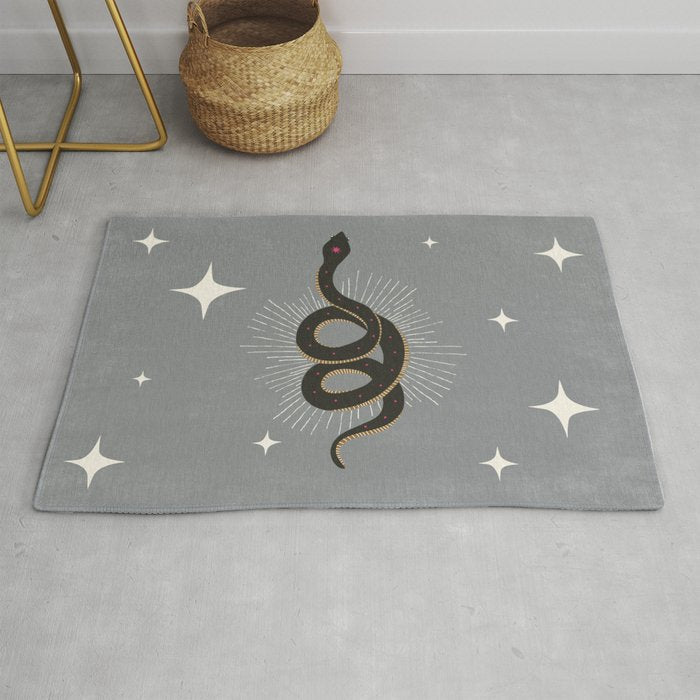Slither - Gray Rug Gallery Image 1