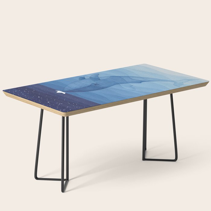 Whale blue ocean Coffee Table Gallery Image 1