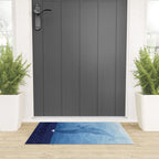 Whale blue ocean Welcome Mat Gallery Image 3